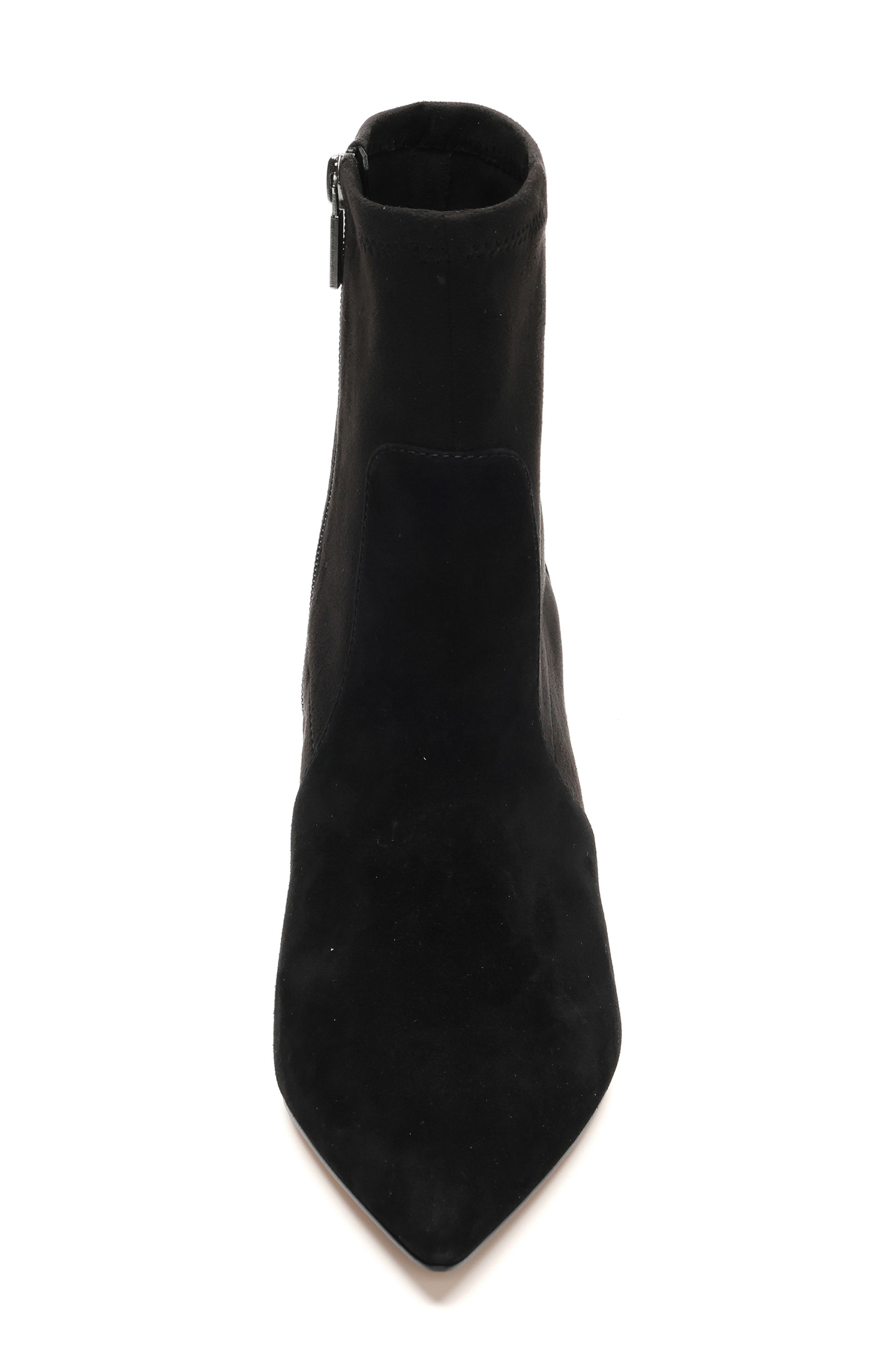 Odelle Leather Bootie, Alternate, color, BLACK SUEDE