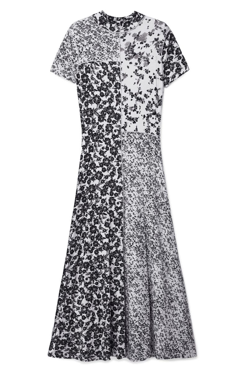 Desigual Patchsi Floral Print A-Line Dress, Alternate, color, 