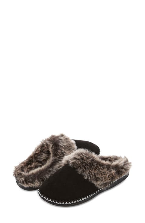 Indoor/Outdoor Faux Fur Lined Slipper (Women)