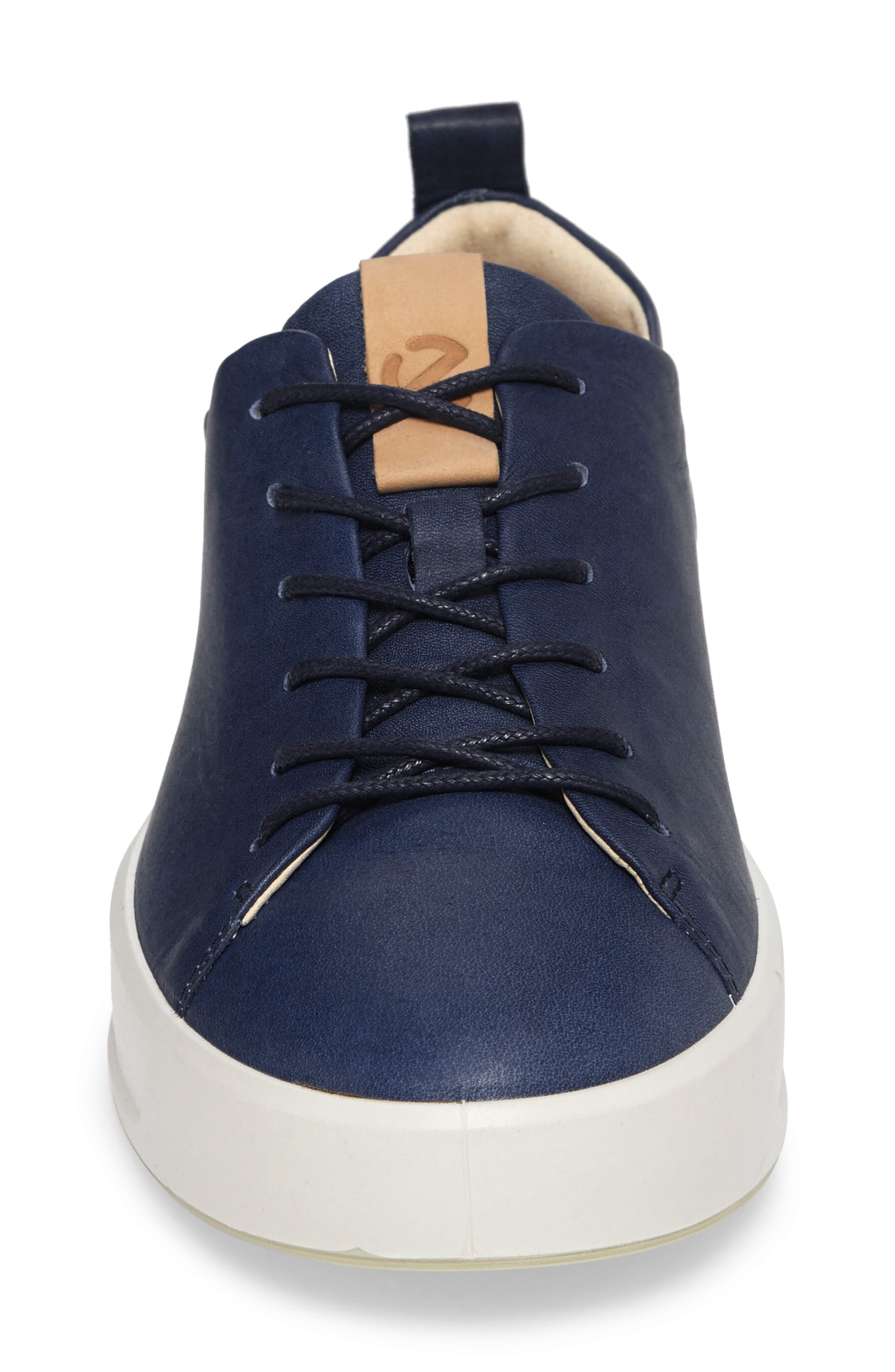 Soft 8 Sneaker, Alternate, color, INDIGO 7 LEATHER