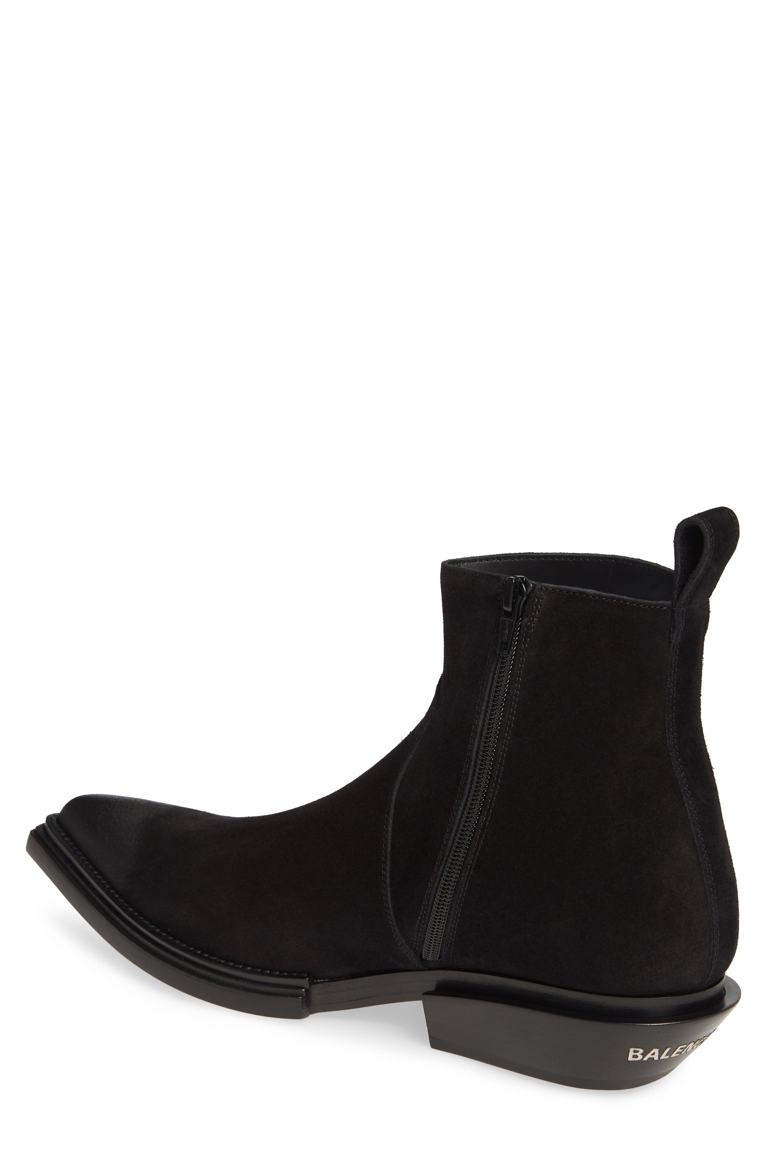 Balenciaga Santiag Zip Boot, Alternate, color, 