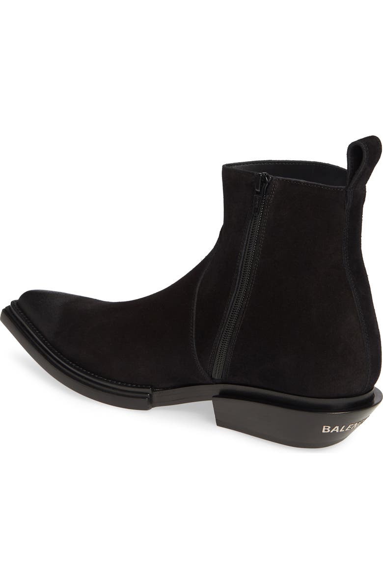 Balenciaga Santiag Zip Boot, Alternate, color,