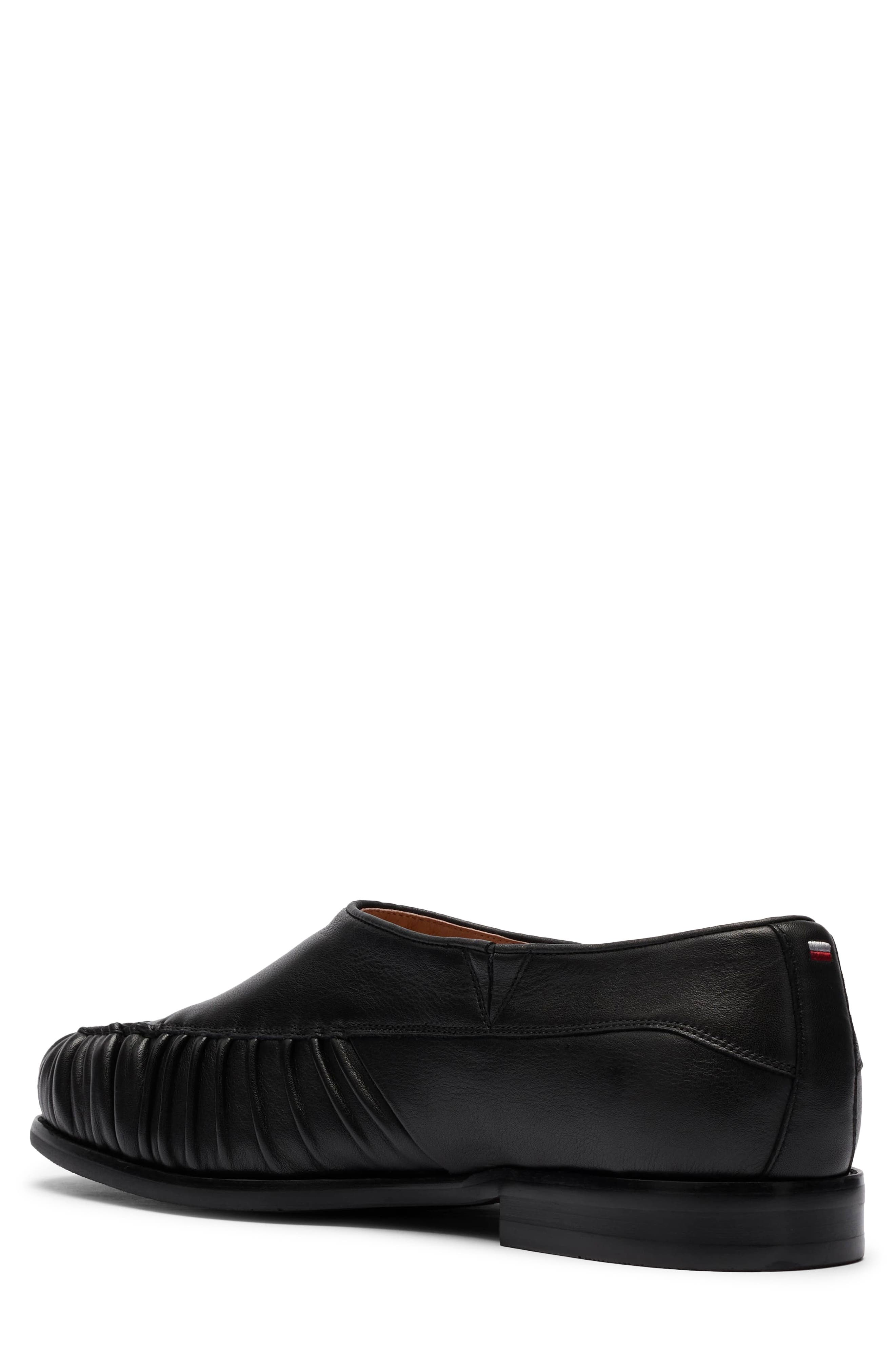 Forde Leather Loafer, Alternate, color, BLACK