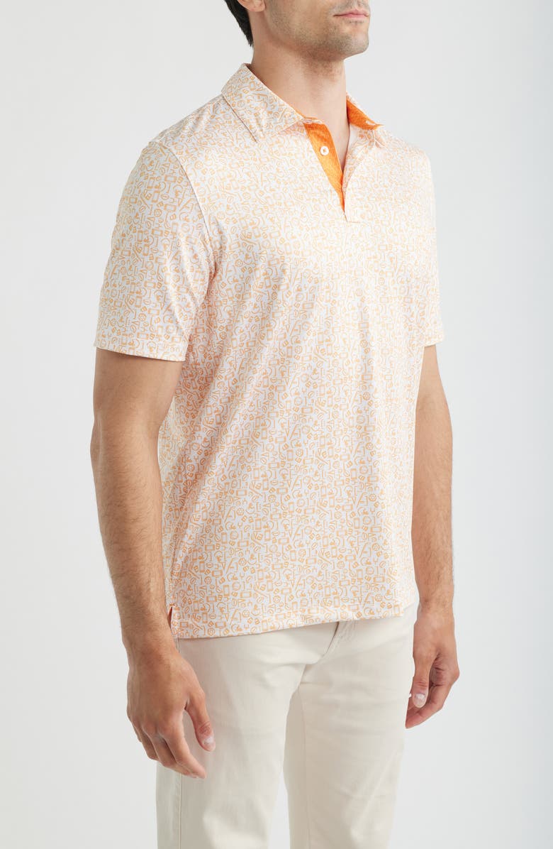 Johnston & Murphy XC+<sup>™</sup> Performance Game Day Polo, Alternate, color, Brt Orange