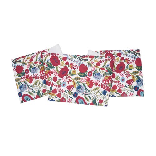Carol & Frank Bella Winter Table Runner 13" X 72" In Red