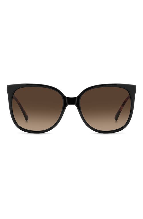 Kate Spade New York Kaysie 58mm Square Sunglasses In Black