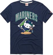 Homage Unisex Homage  Navy Seattle Mariners Hello Kitty Tri-Blend T-Shirt