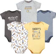 Hudson Baby Essential Cotton Bodysuits 5-Piece Set