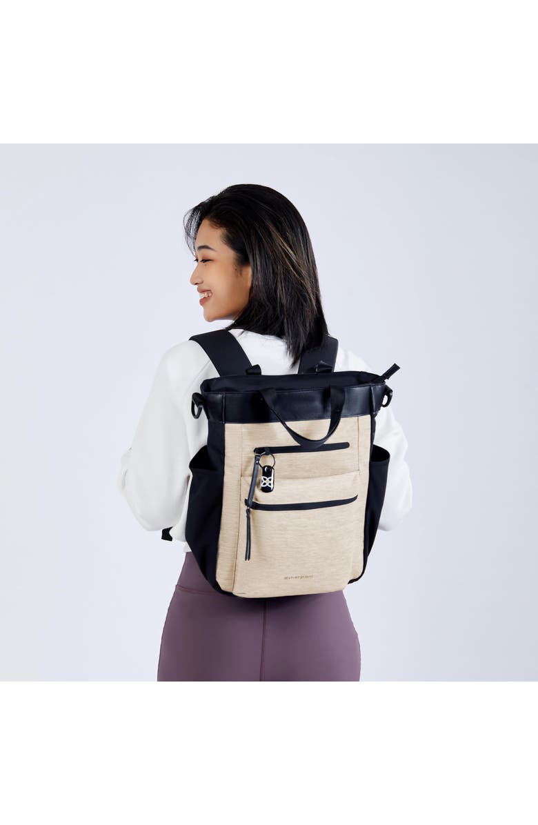 Sherpani Soleil Anti Theft Convertible Backpack, Fits 15 Inch Laptop, Alternate, color, Straw