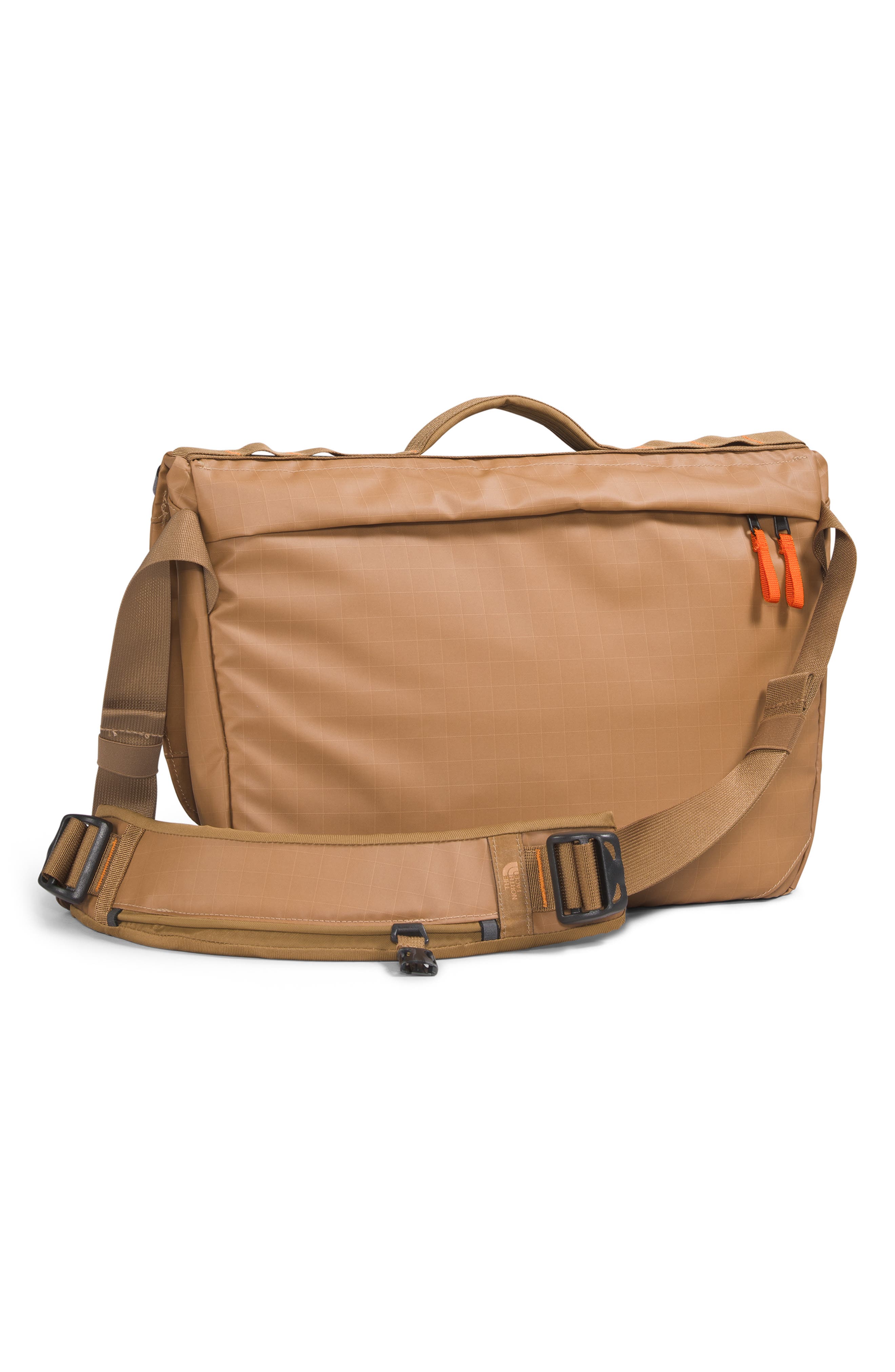 Base Camp Voyager Messenger Bag, Alternate, color, ALMOND BUTTER/BROWN/ MANDARIN