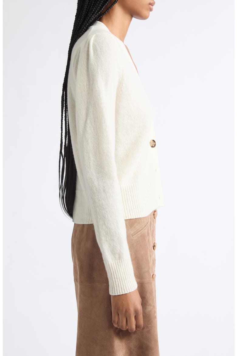 Solene Cashmere Cardigan, Alternate, color, IVORY