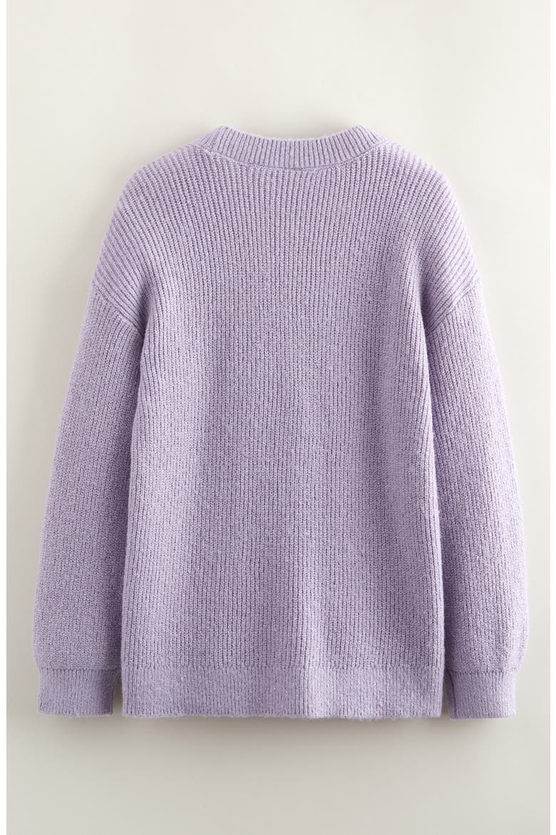 Kids' Oversize Cardigan, Alternate, color, PURPLE HEIRLOOM