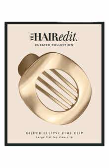The Hair Edit Gilded Oval Hair Clip