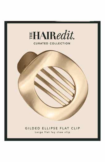 Gilded Oval Hair Clip
