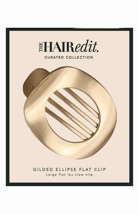 The Hair Edit Gilded Oval Hair Clip