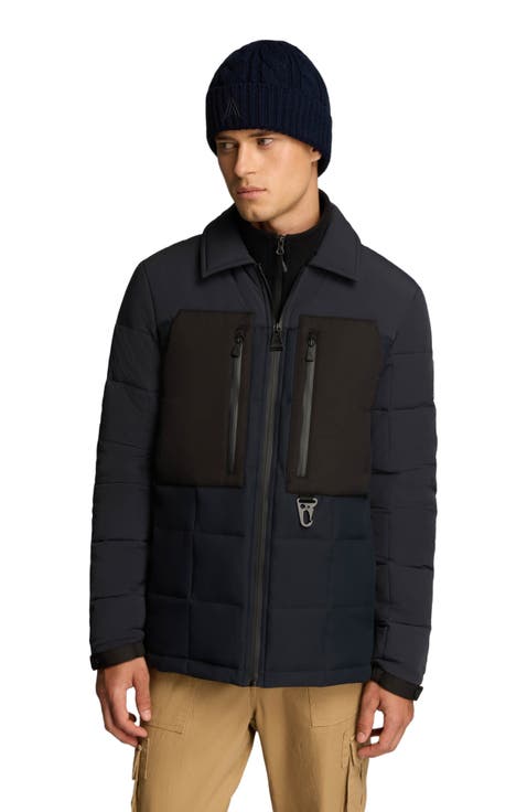 Berdiac Lightweight Transitional Mixed Media Quilted Jacket