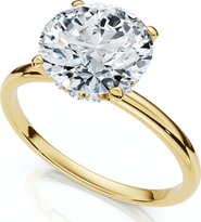 Bliss Diamond Certified 1Ct Hidden Halo Diamond Engagement Ring 14k Gold Lab Grown
