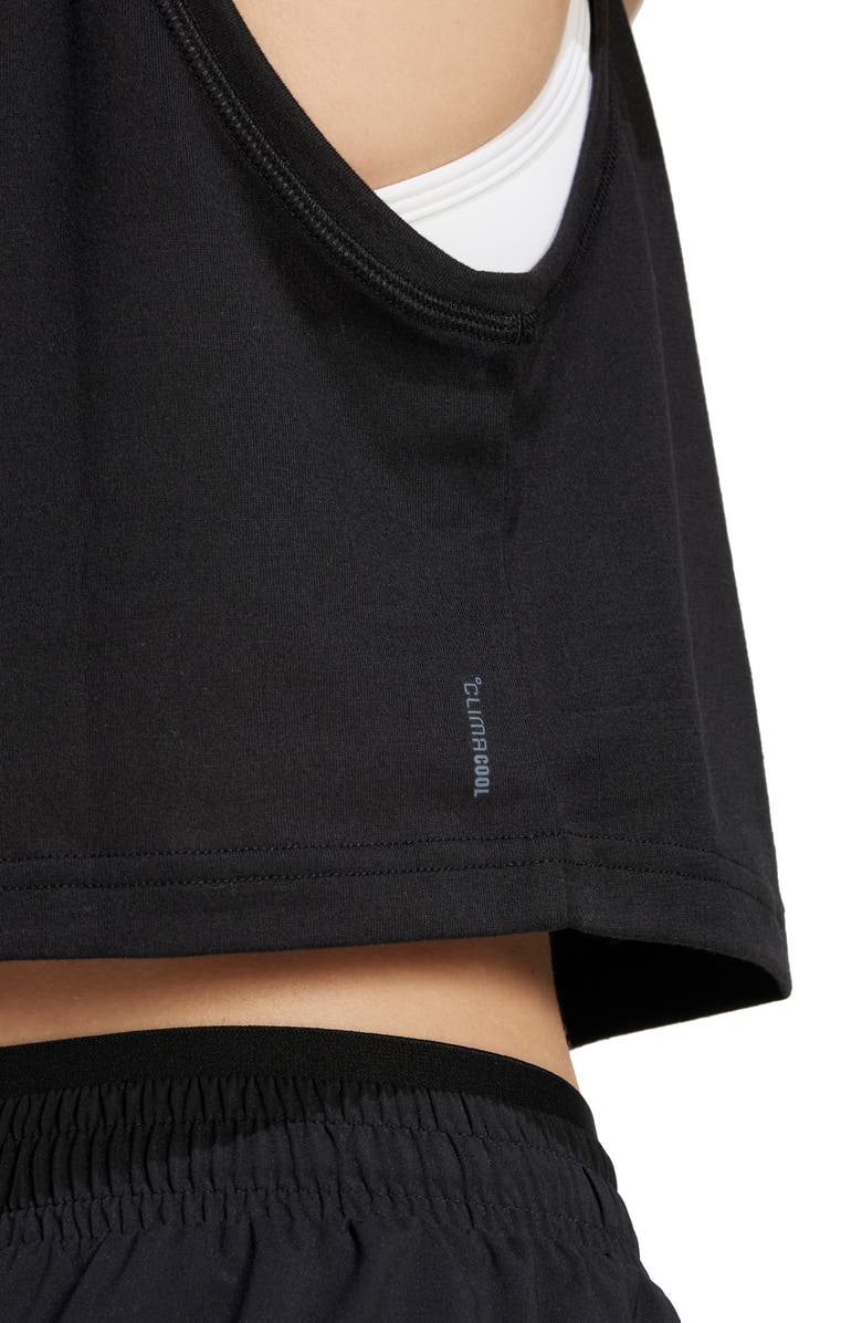 adidas Training Essentials Climacool Boxy Workout Tank, Alternate, color, Black