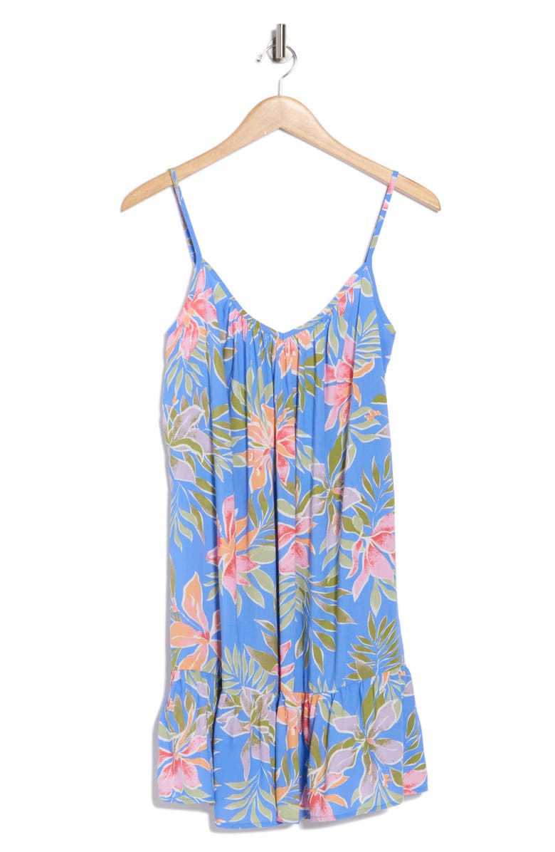 Billabong Sunny Daze Mini Dress, Alternate, color, Herb