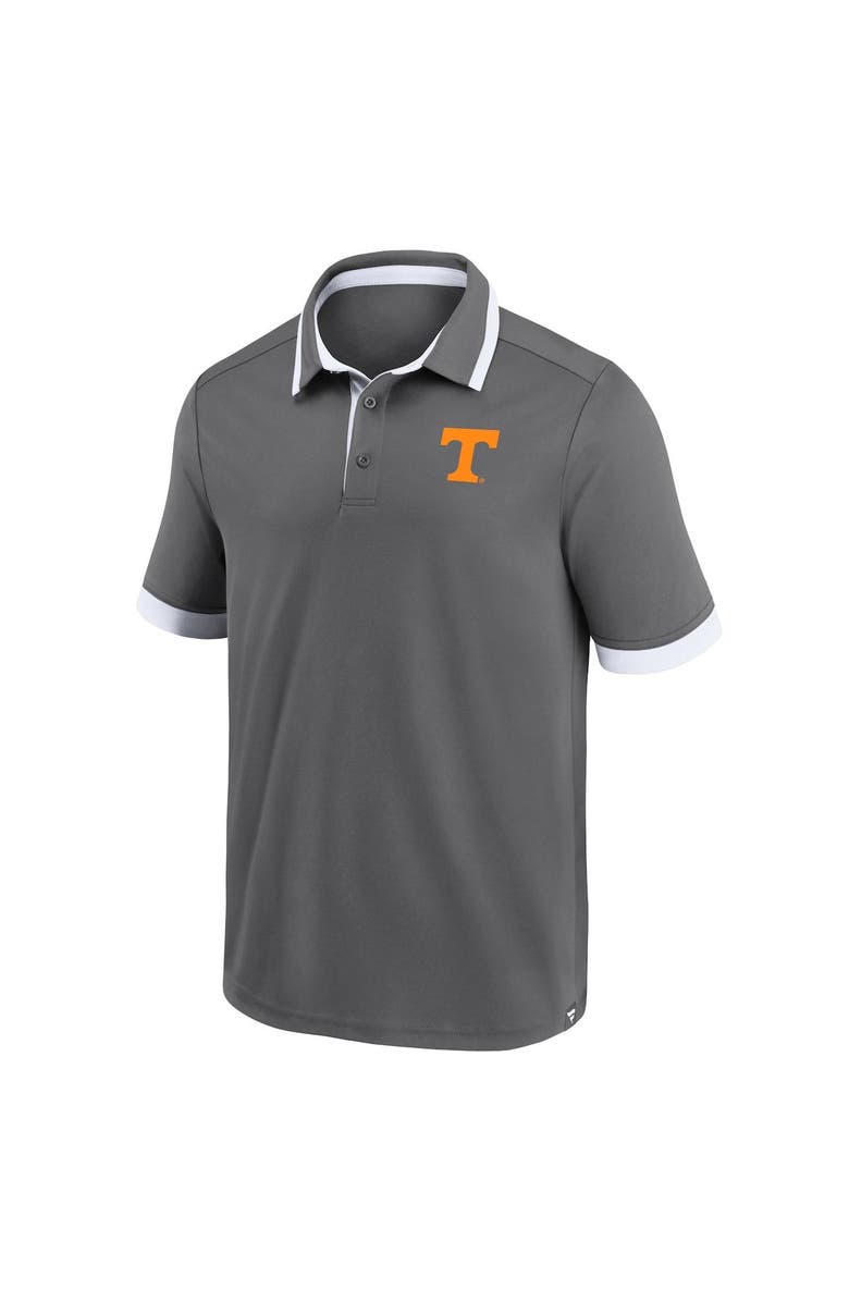 FANATICS Men's Fanatics Branded Gray Tennessee Volunteers Color Block Polo, Alternate, color, 