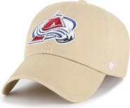 '47 Men's '47  Khaki Colorado Avalanche Logo Clean Up Adjustable Hat