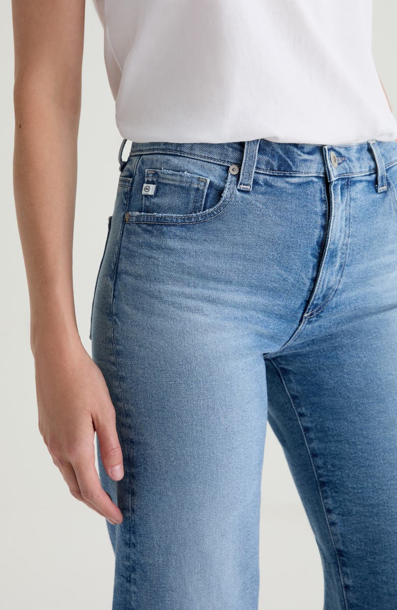 AG Saige Mid Rise Ankle Wide Leg Jeans, Alternate, color, Masterpiece