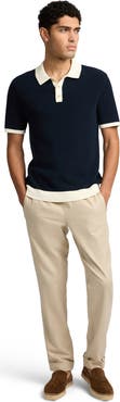 Onia Cotton Linen Knit Polo