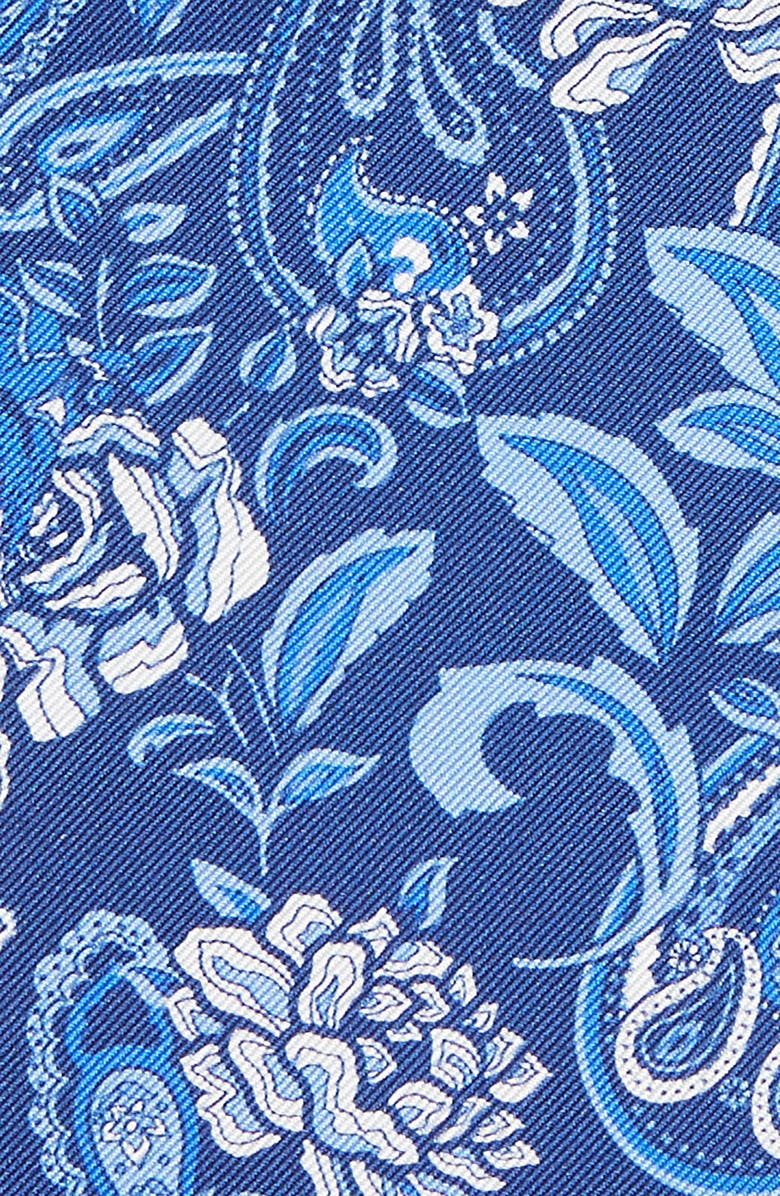 Ted Baker London Paisley Silk Pocket Square, Alternate, color,