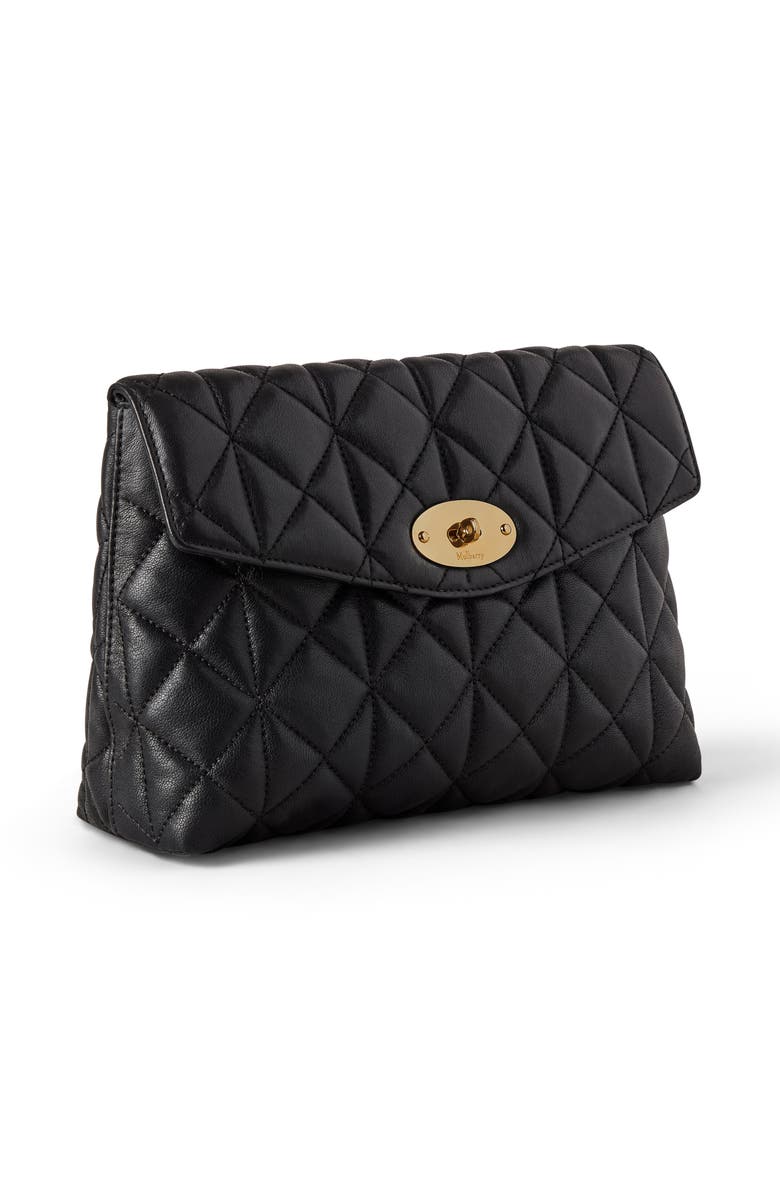 Mulberry Large Darley Cosmetic Pouch, Alternate, color, Black