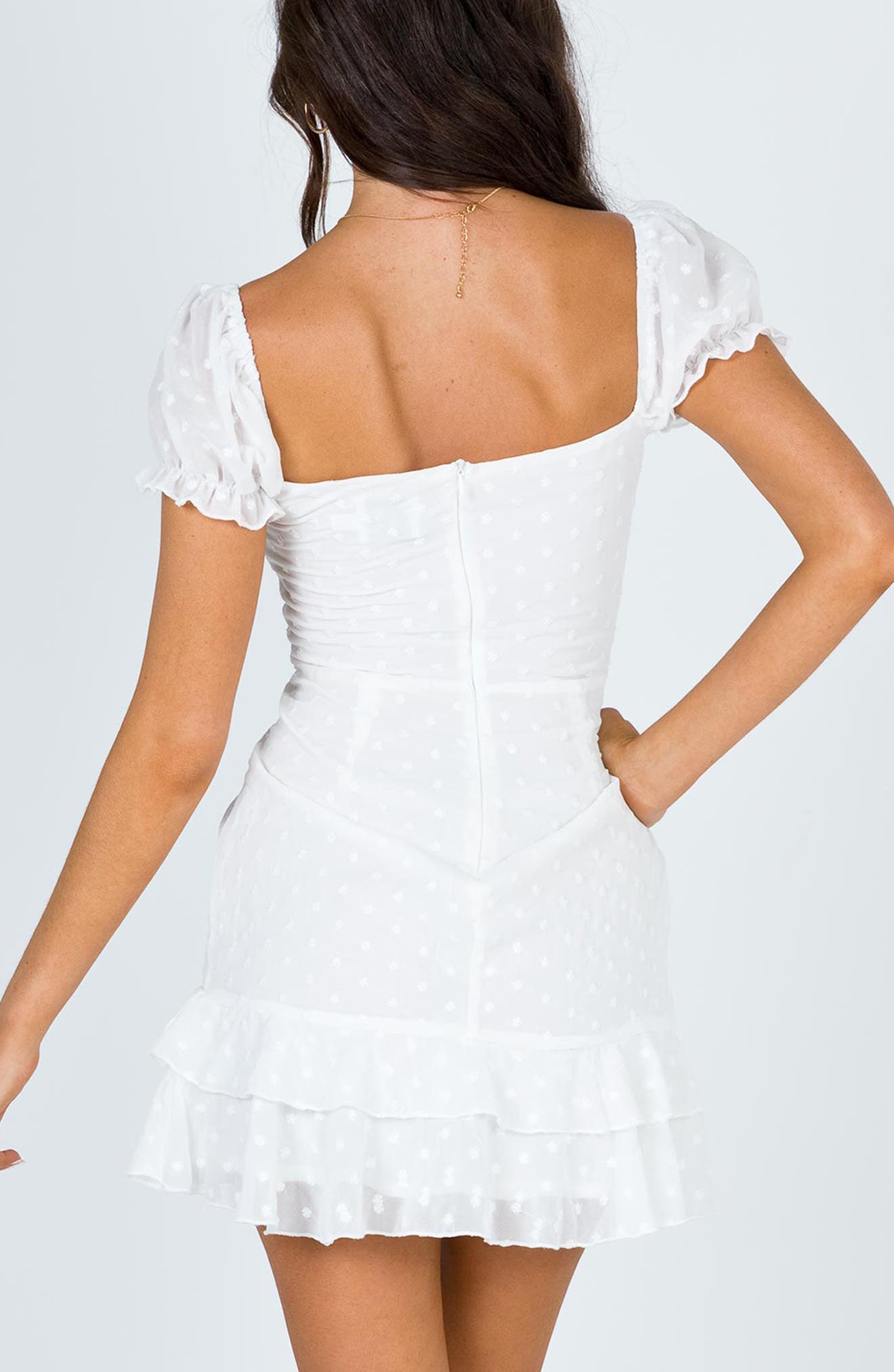 Mikail Puff Sleeve Minidress - image 2