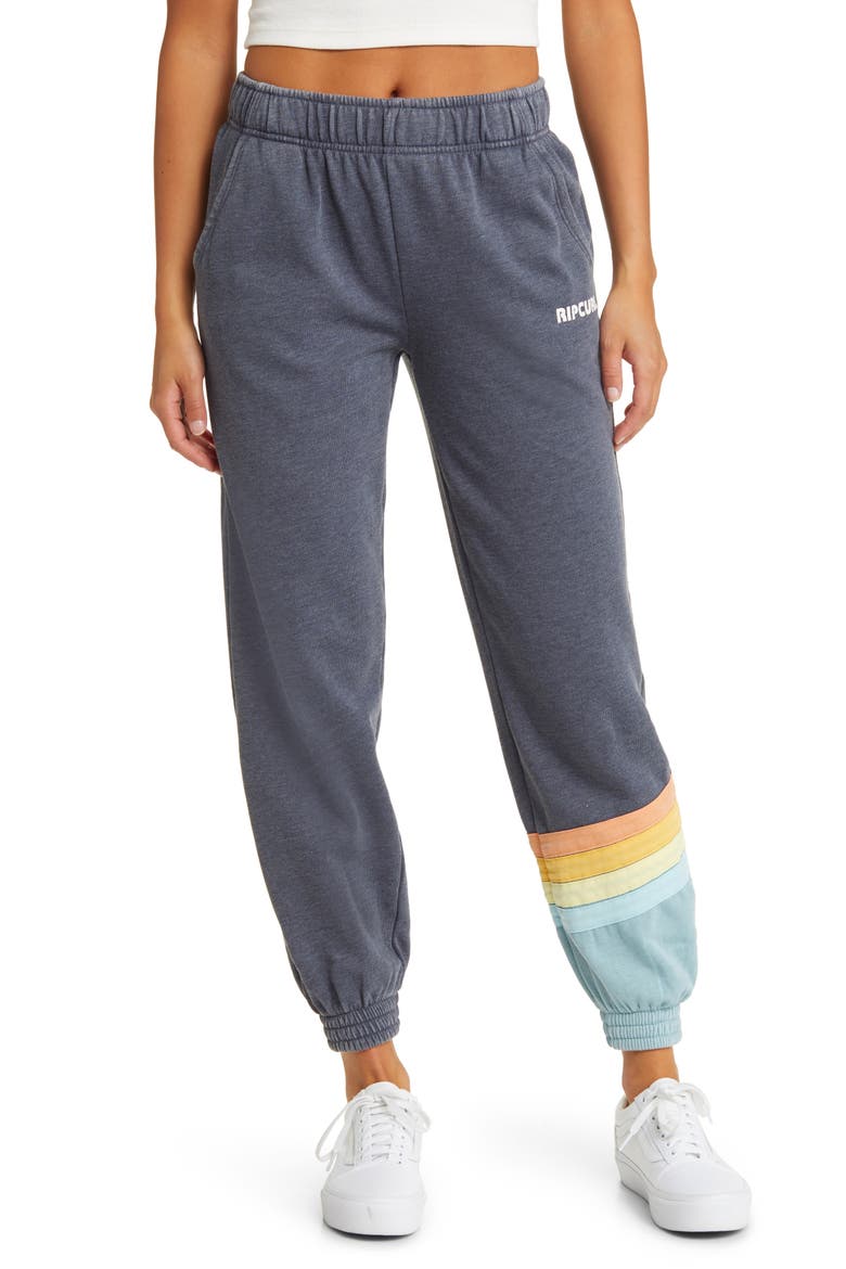 Surf Revival Fleece Joggers, Main, color, NAVY