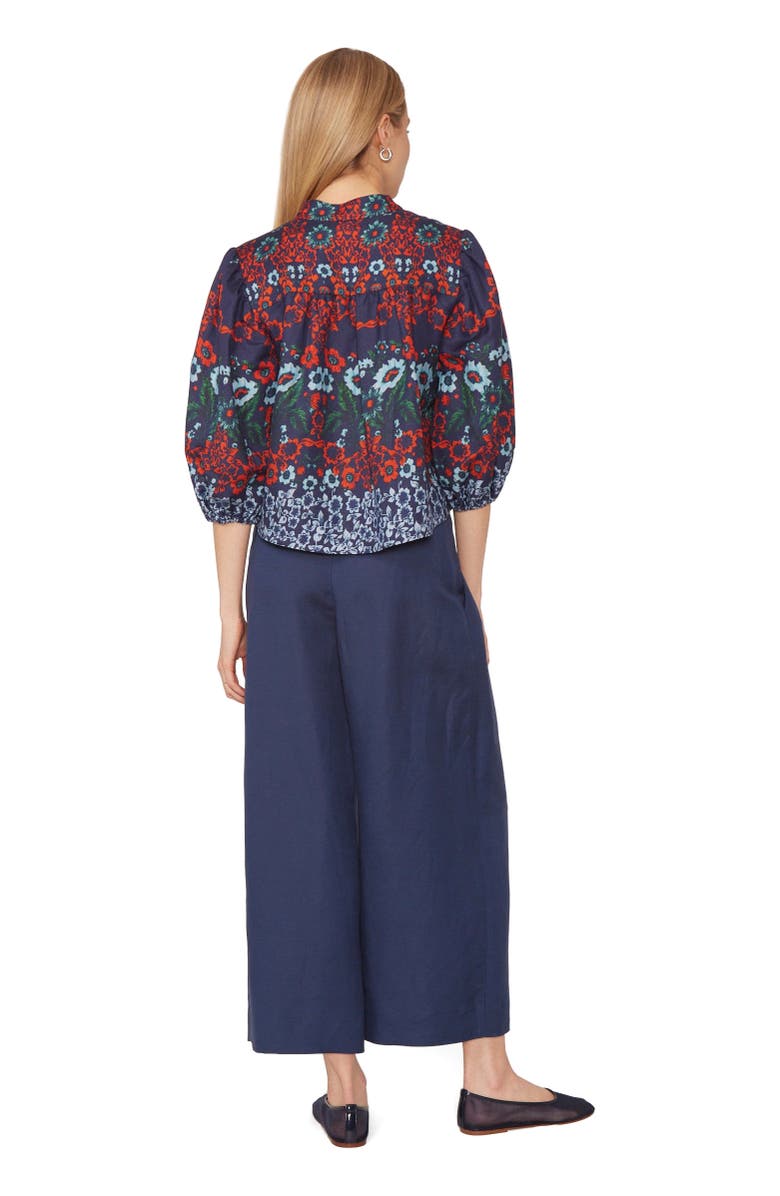 Gilner Farrar Bethany Blouse, Alternate, color, The Dutchess Print