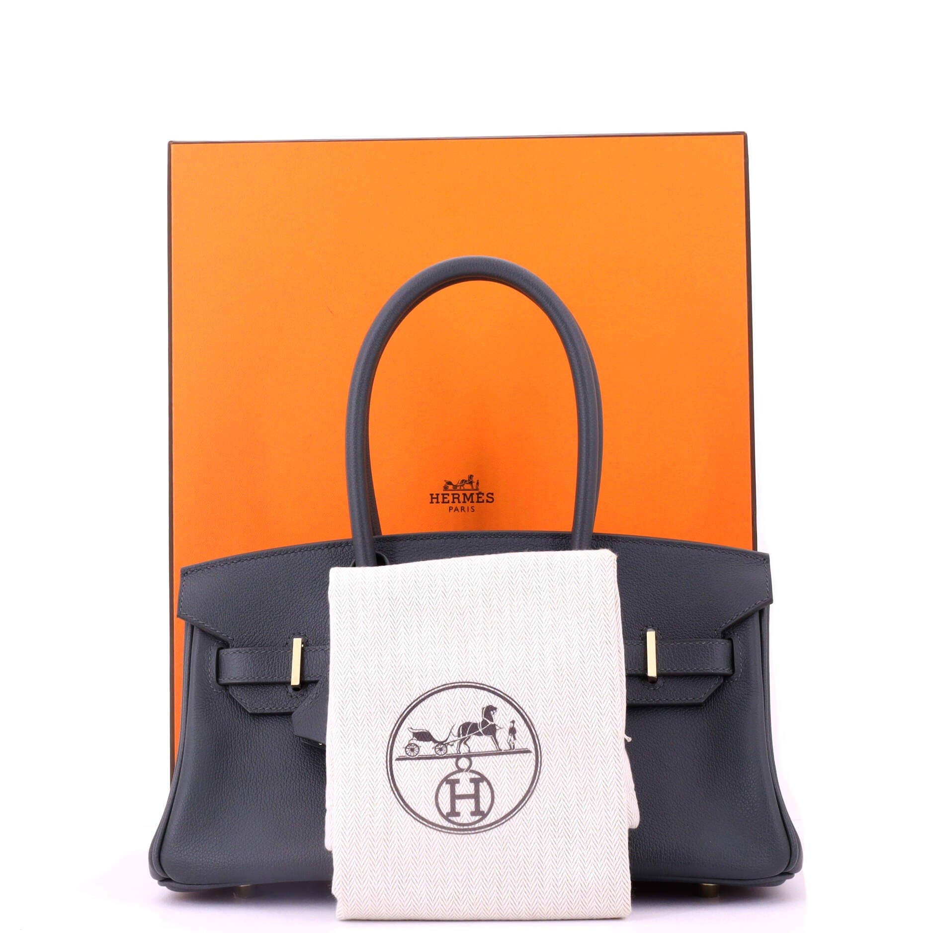 Pre-Owned Hermes Shoulder Light Birkin Bag Evercolor 29, Alternate, color, Vert Mangrove