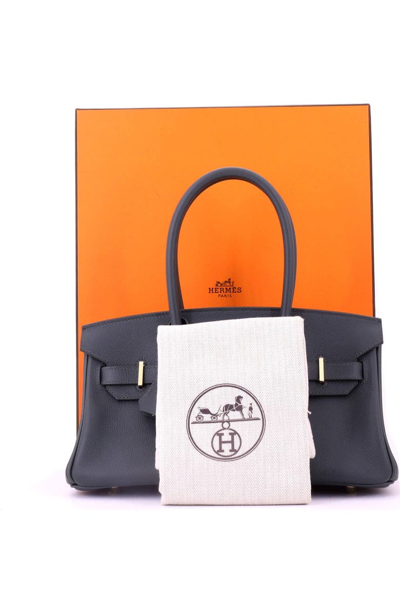 Pre-Owned Hermes Shoulder Light Birkin Bag Evercolor 29, Alternate, color, Vert Mangrove