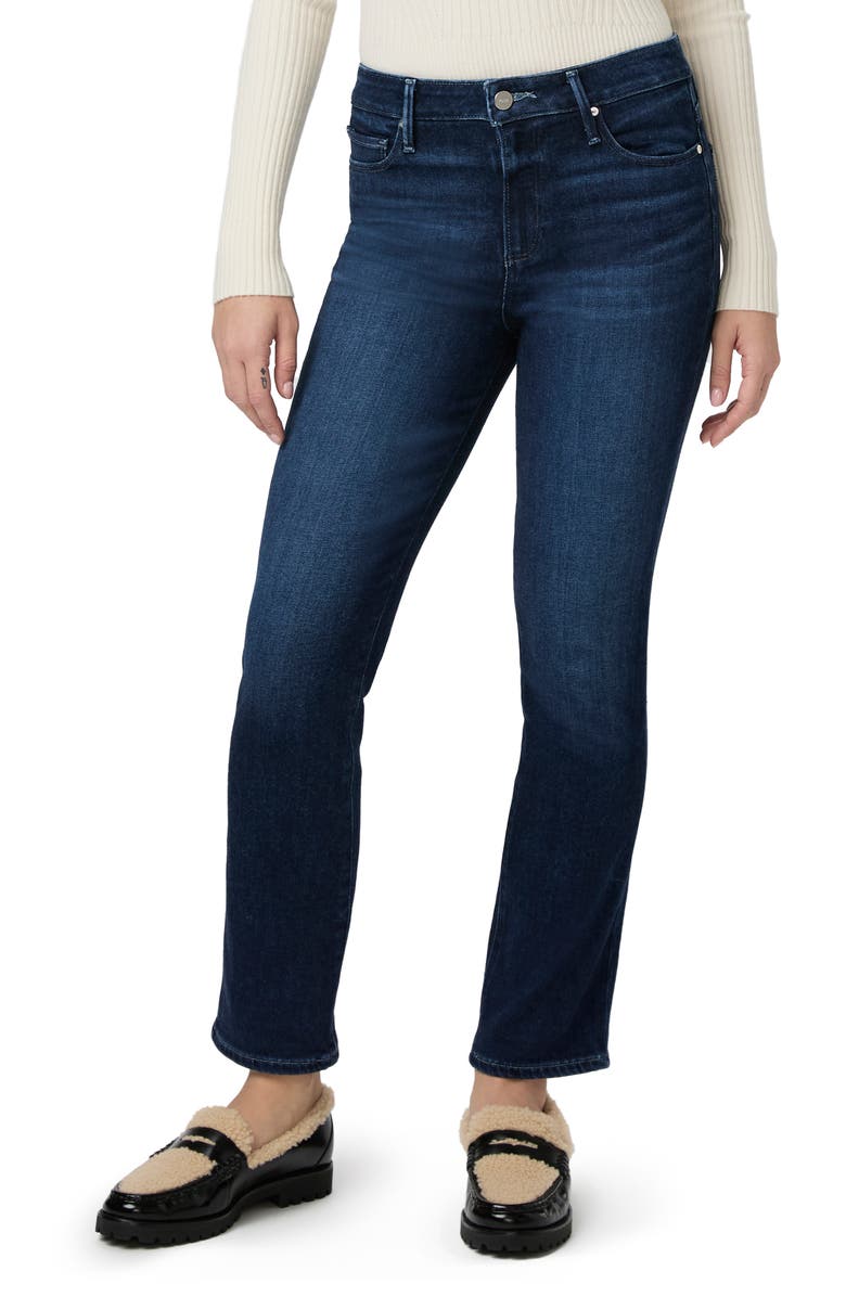 PAIGE Cindy High Waist Ankle Straight Leg Jeans, Main, color, Praline