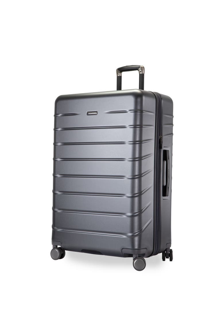 Santa Rosa Hardside Expandable 2 Piece Set 20" Front Access Carry On & 28" Checked Spinner, Alternate, color, Graphite