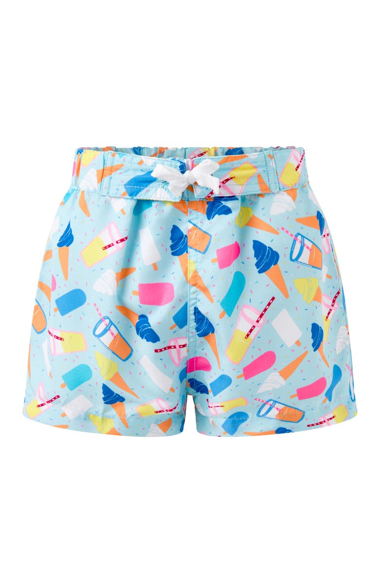 Rachel Riley Baby Boys' Ice Cream Swim Shorts, Main, color, Blue