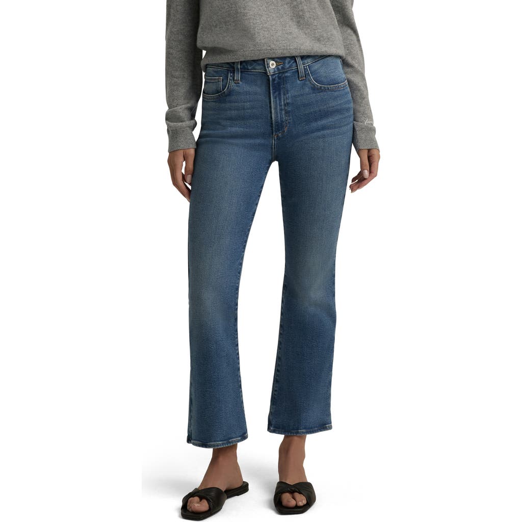 Shop Favorite Daughter The Erin High Waist Crop Bootcut Jeans In Hyannis