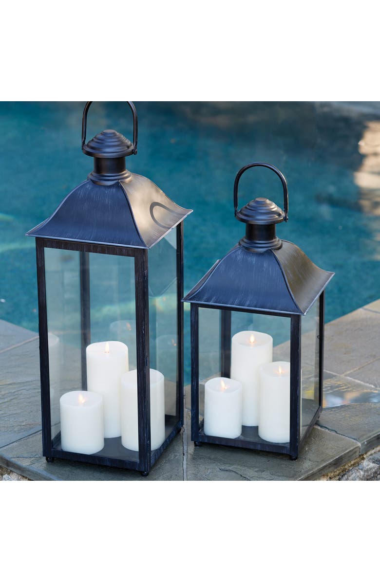 Napa Home & Garden Coach House Outdoor Lantern 30", Alternate, color, Black