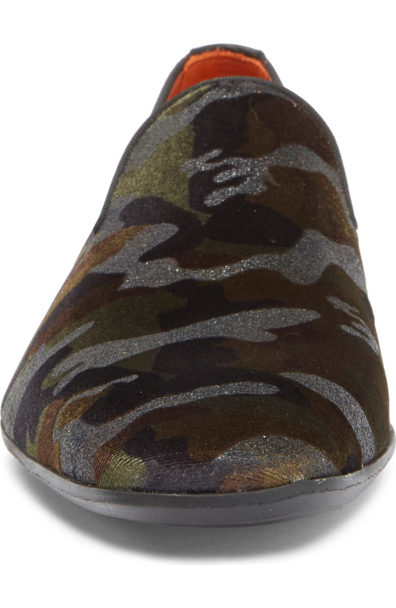 Magnanni Voto Camo Velvet Loafer, Alternate, color,