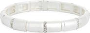 NORDSTROM RACK Cubic Zirconia Tube Stretch Bracelet