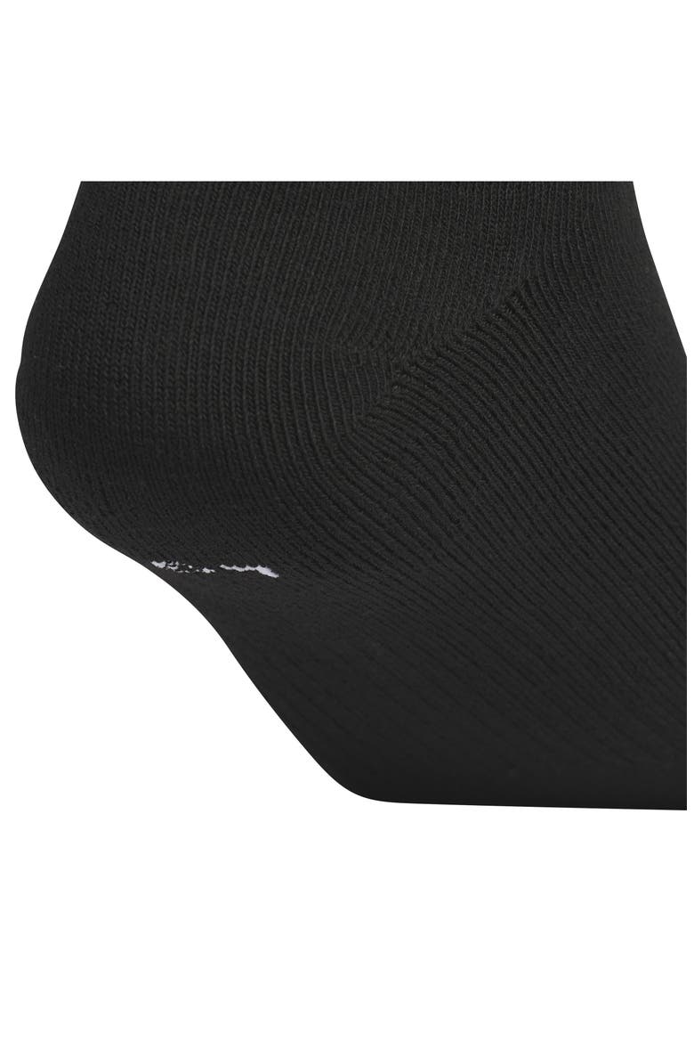6-Pack Trefoil 2.0 No-Show Socks, Alternate, color, BLACK/ WHITE