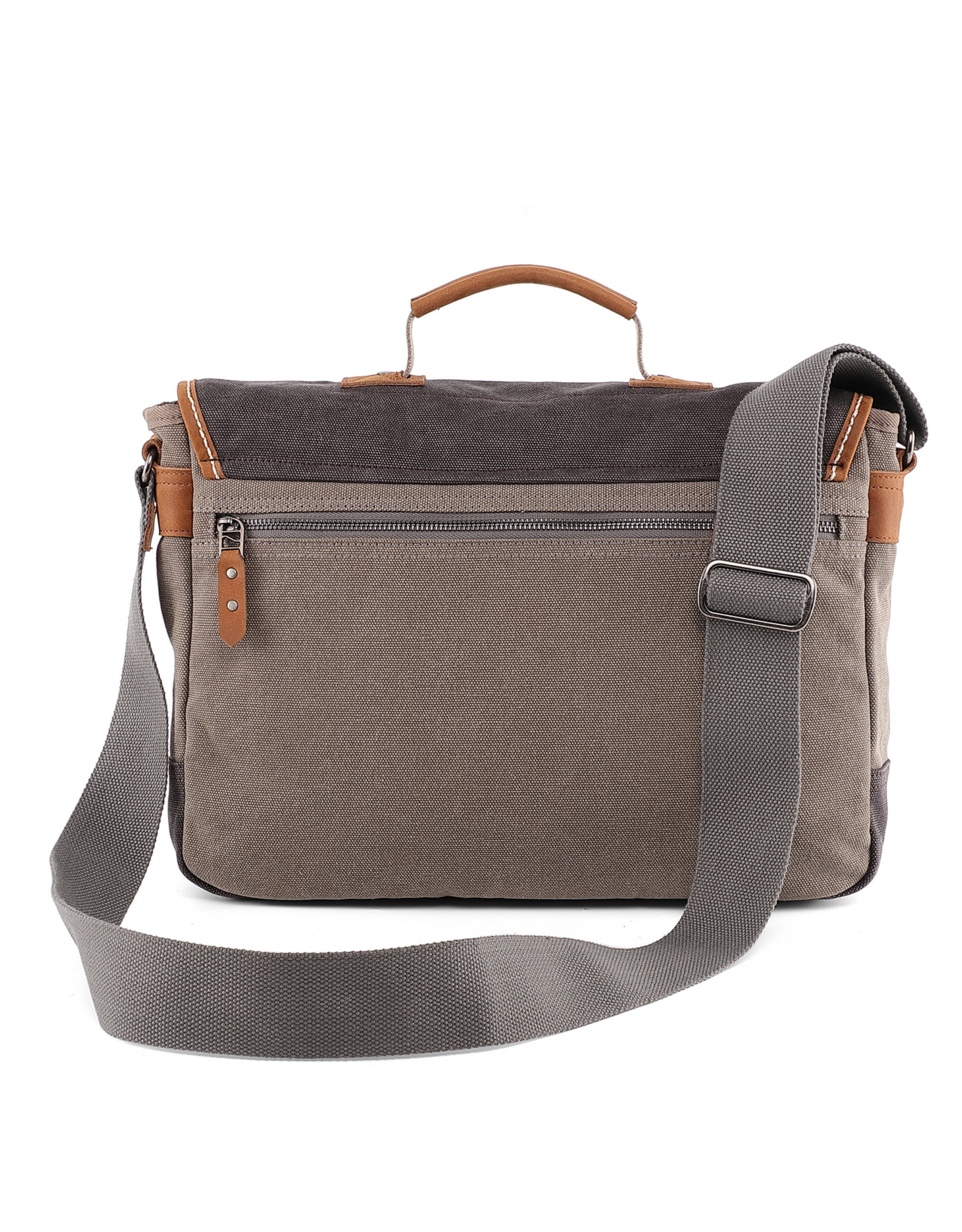 TSD Brand Mountain Wood Canvas Flap Messenger Bag | Nordstrom