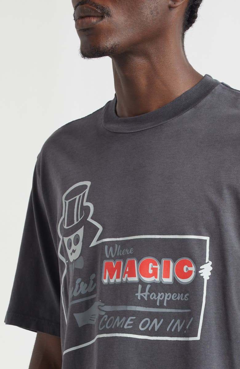 AMIRI Oversize Magic Graphic T-Shirt, Alternate, color, Black