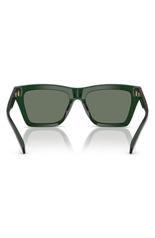 Michael Kors 56mm Square Sunglasses In Olive