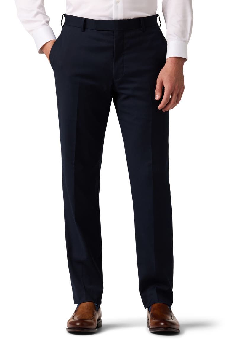 Performance Tailored Fit Suit Separate Trousers, Main, color, NAVY