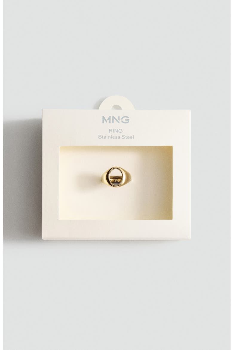 Cutout Signet Ring, Alternate, color, GOLD