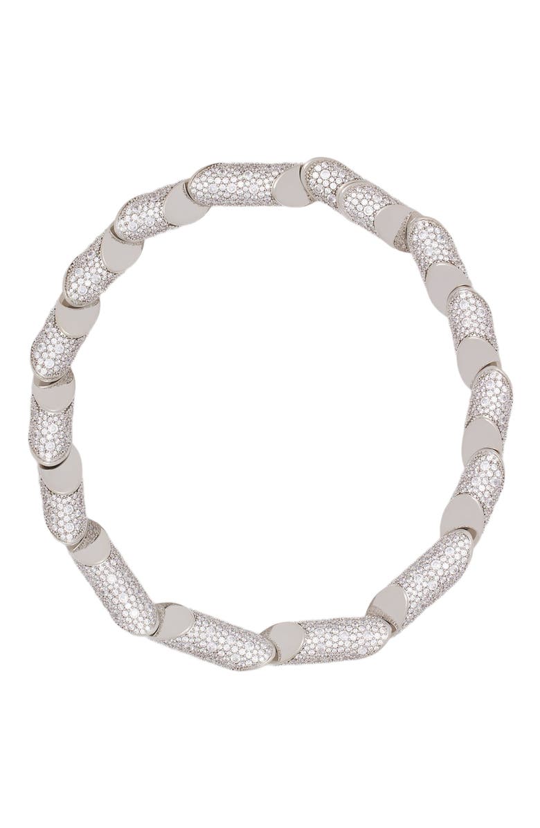 Lanvin Haute Séquence Rhinestone Necklace, Main, color, 