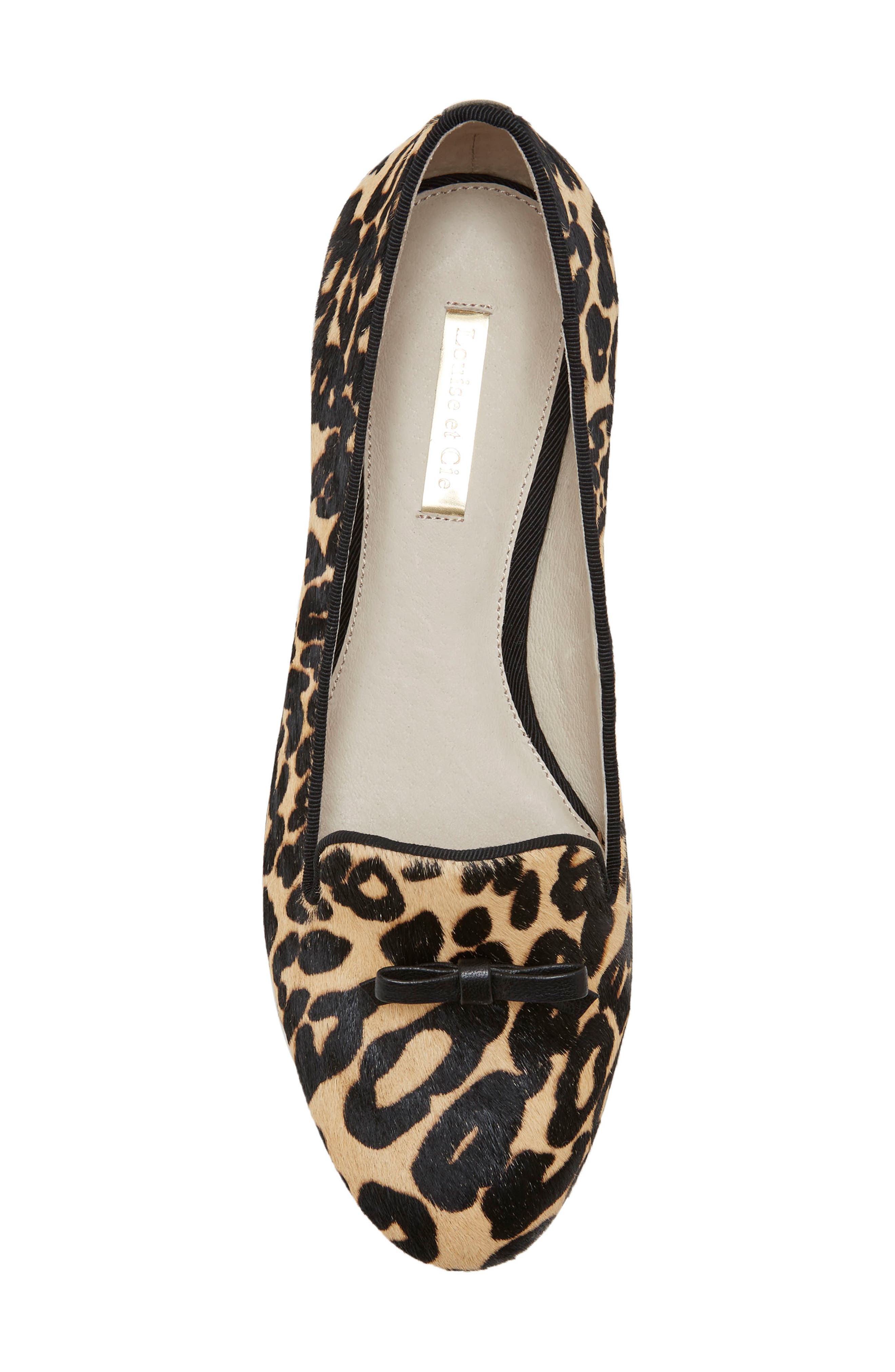 Anniston Genuine Calf Hair Flat, Alternate, color, LEOPARD PRINT CALF HAIR