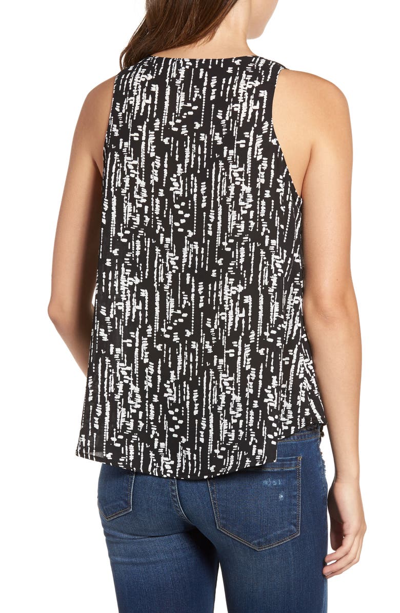 All in Favor Tie Neck Tank, Alternate, color, 